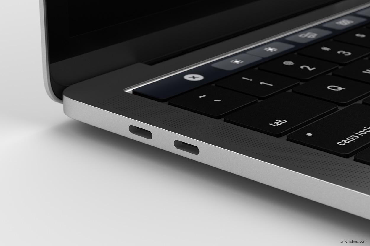 new macbook pro Touch Bar renders (2016 - 2017)