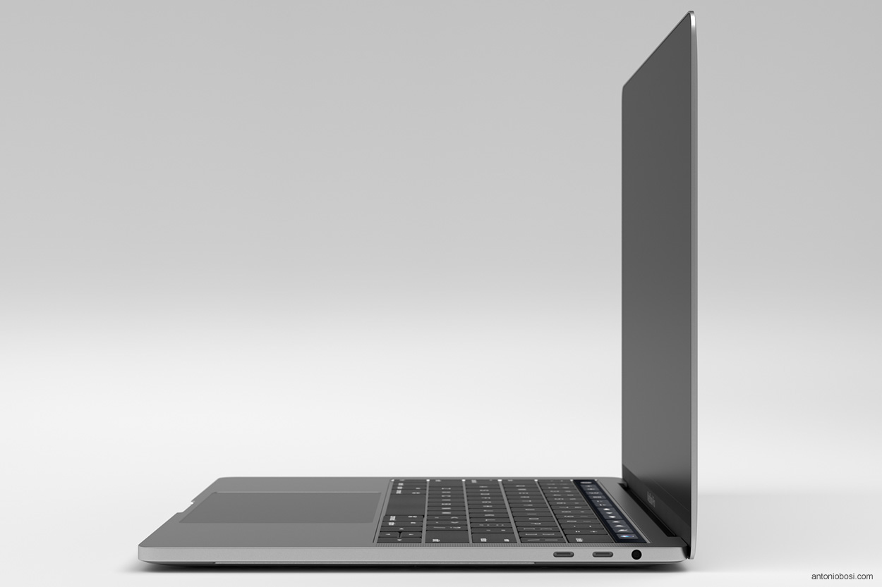 new macbook pro Touch Bar renders (2016 - 2017)