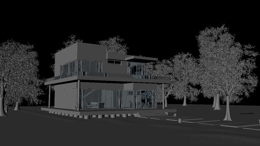 Maya exterior render tutorial base Maya exterior render tutorial base
