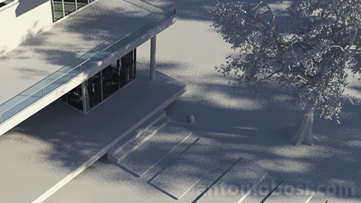 Mental Ray for Maya Physical Sun samples attribute for exterior renders