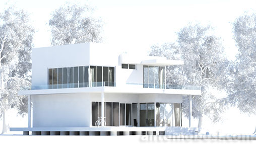 Mental Ray mia_exposure_simple compression for exterior renders in maya