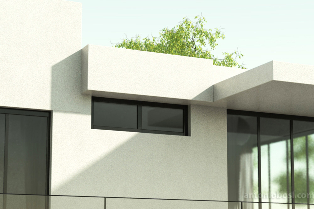 Mental Ray exterior render reflections fine tune in mia_material
