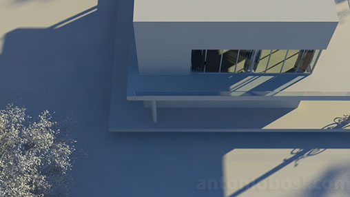 Mental Ray for Maya physical sky saturation attribute for exterior renders