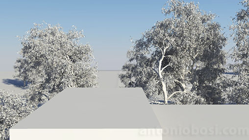 Mental Ray for Maya physical sky horizon height (less) attribute for exterior renders