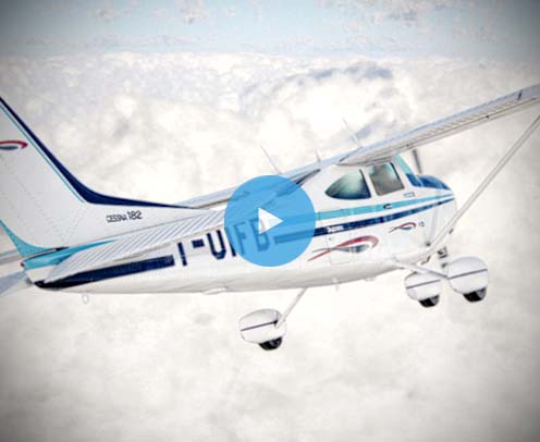 Airplane render Maya Arnold clouds