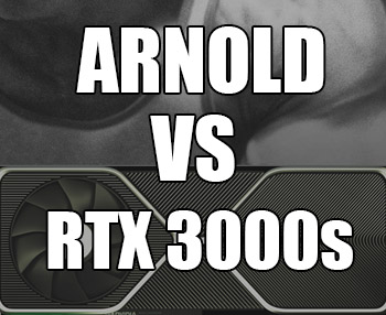 RTX 3060 ti, 3070, 3080, 3090 vs Arnold Render speed in Maya